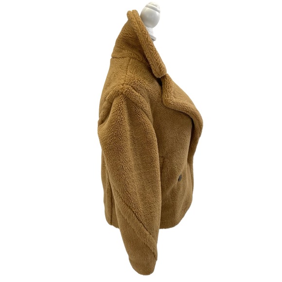 NWT GAP Sherpa Moto Jacket XS Tan - Picture 4 of 14